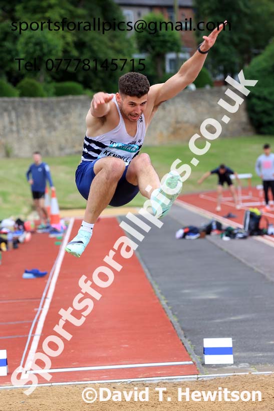Decathlon Long Jump, 2024 EAP International Combined events, Hewcham, Northumberland.  Photo: David T. Hewitson/Sports for All Pics